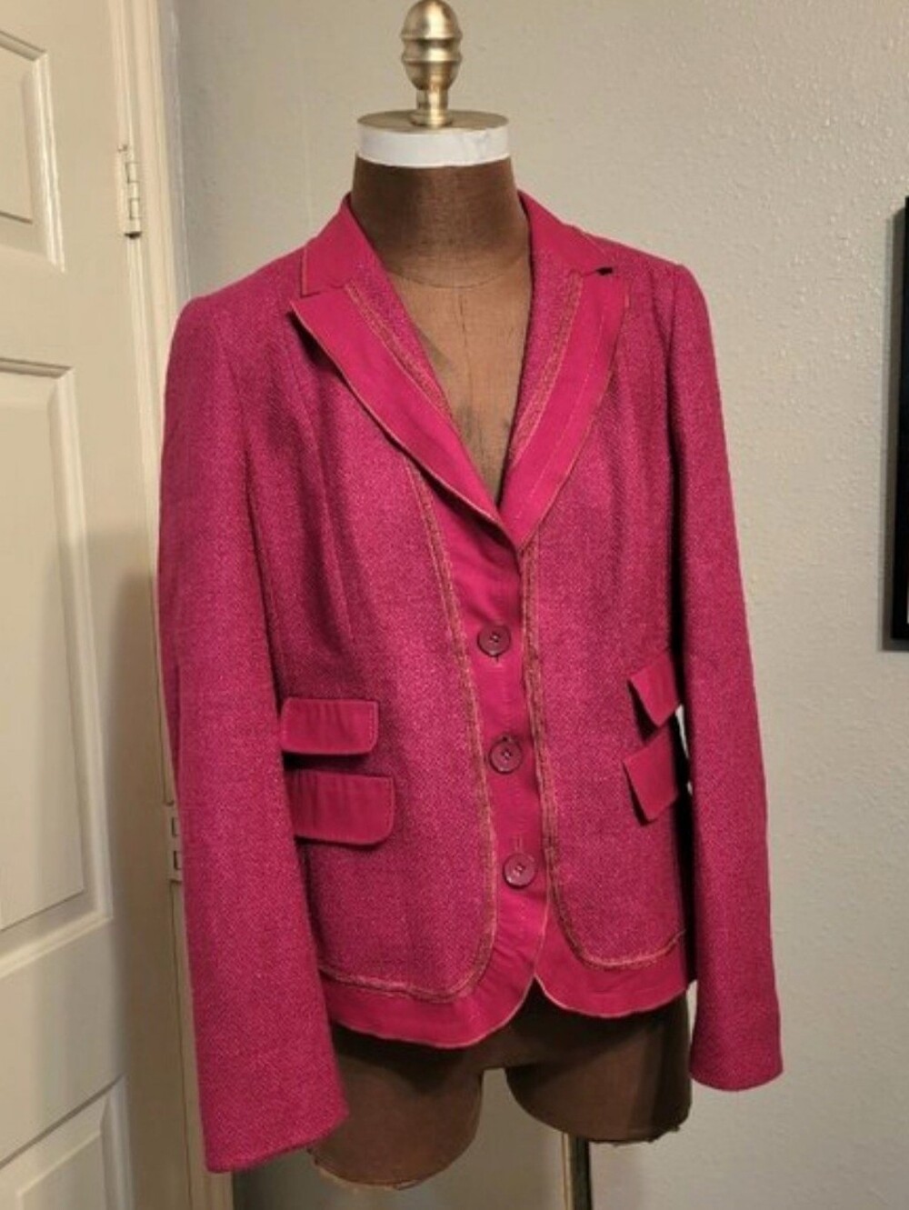 Rena Lange Raspberry Pink Jacket - Picture 9 of 9